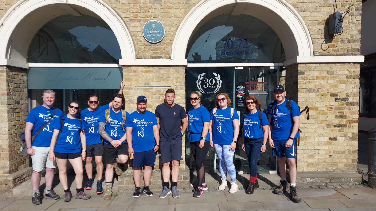 Keith Ian walk miles for charity!
